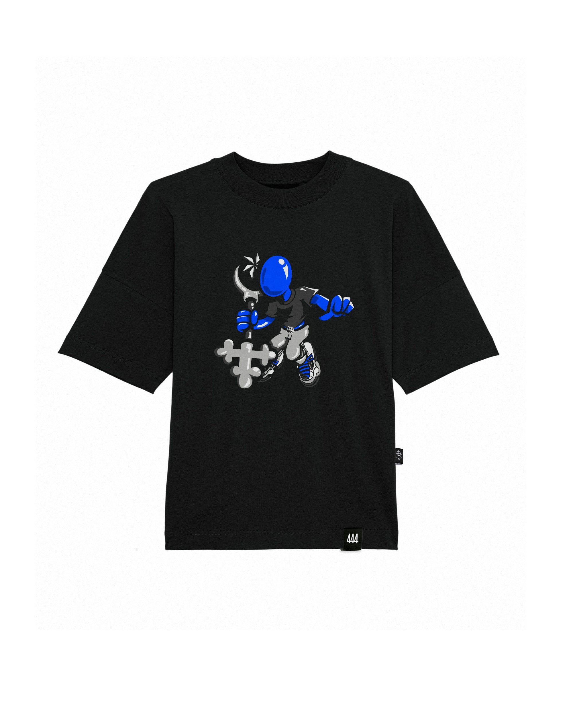"BLUE BOY" BLACK TEE
